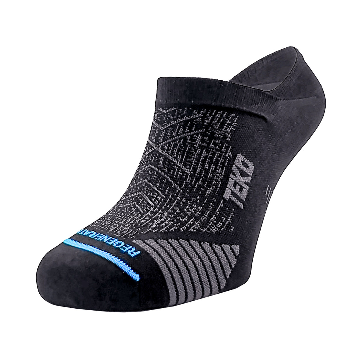TEKO eco RUN 1.0 NO-SHOW Ultralight Running Socks - 2 PAIR PACK