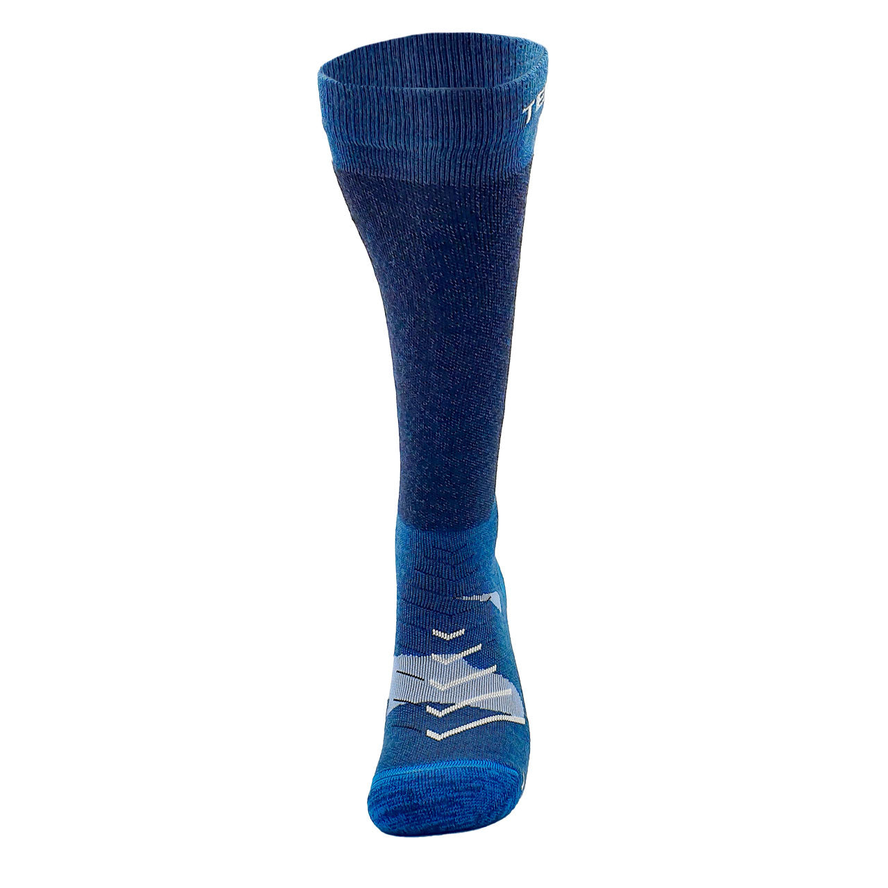 TEKO eco SKI 2.0 MERINO All-Mountain Light Cushion SKI & Snowboard Socks Large / Blue Camo