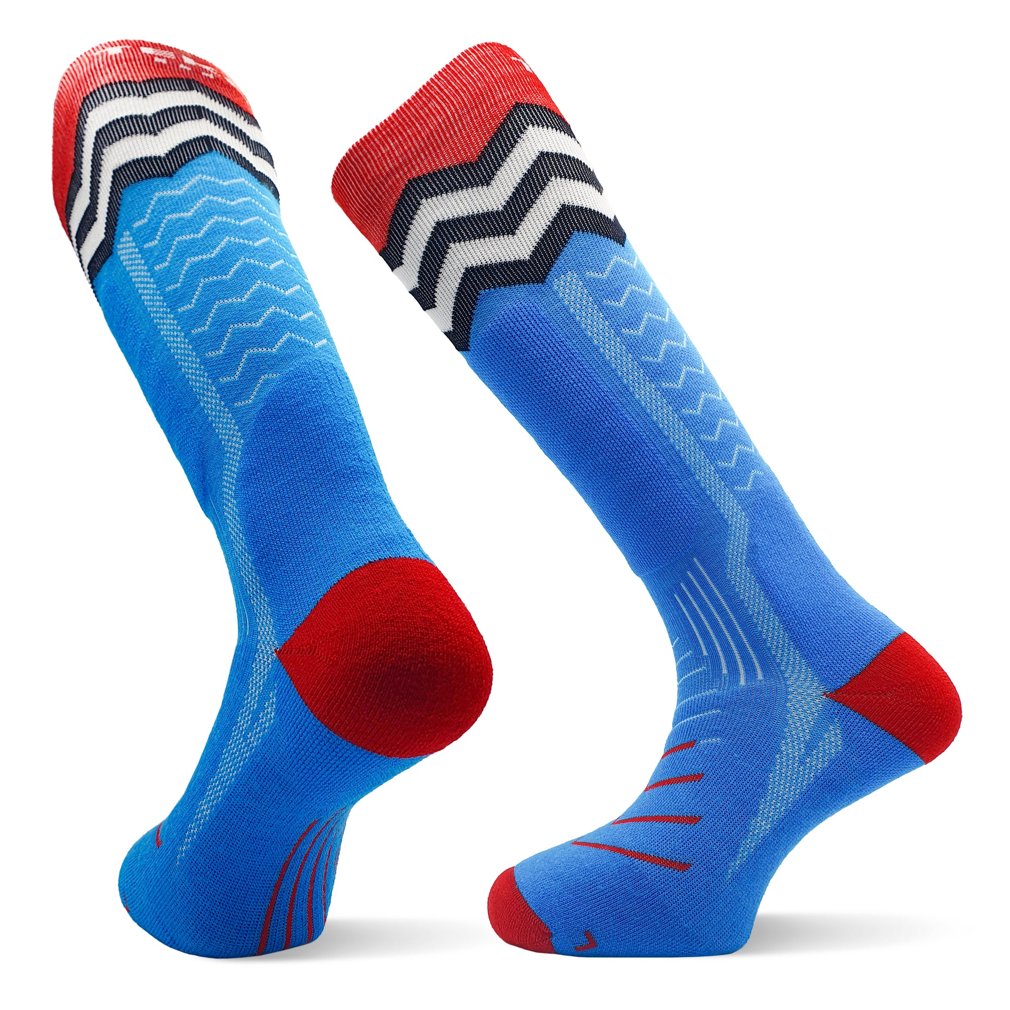 Pure Athlete Ultra Light Ski Socks - Thin Merino Wool For Men & Women